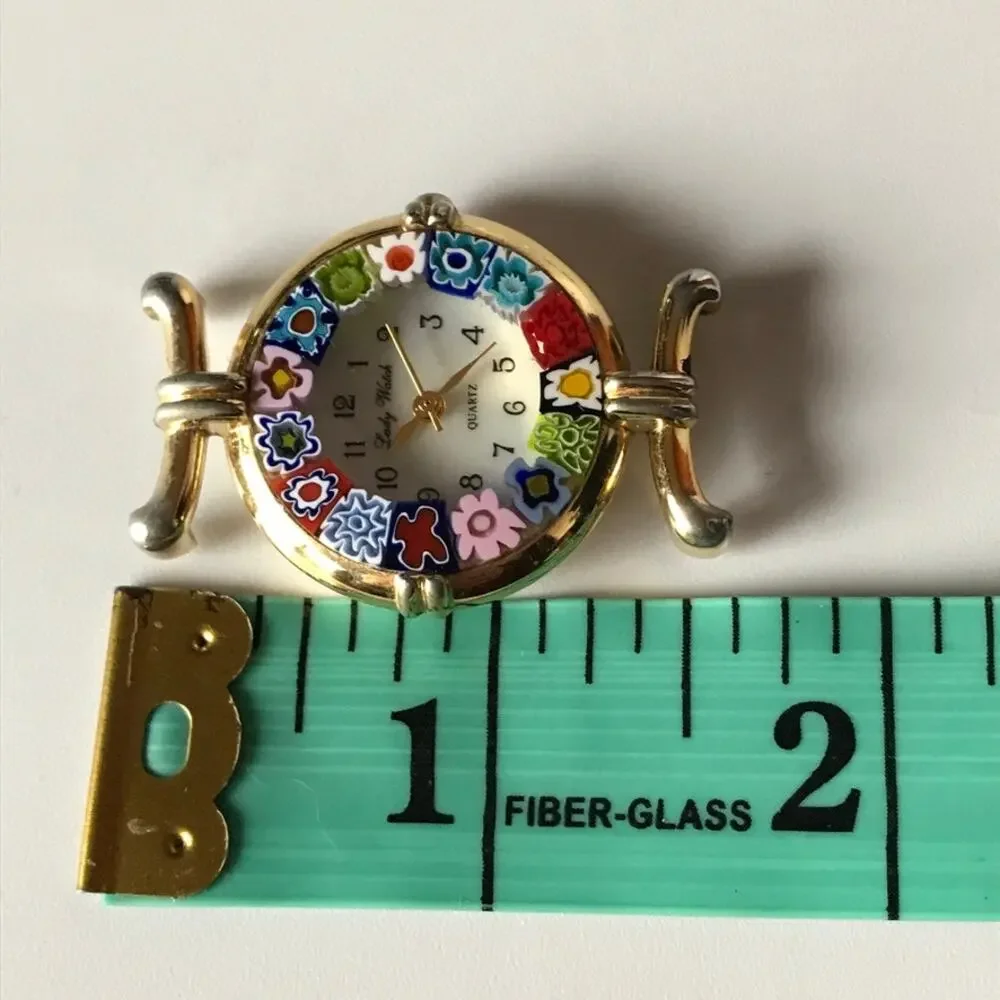 Murano Millefiori women's watch (needs band & battery) Antica Murrina Veneziana